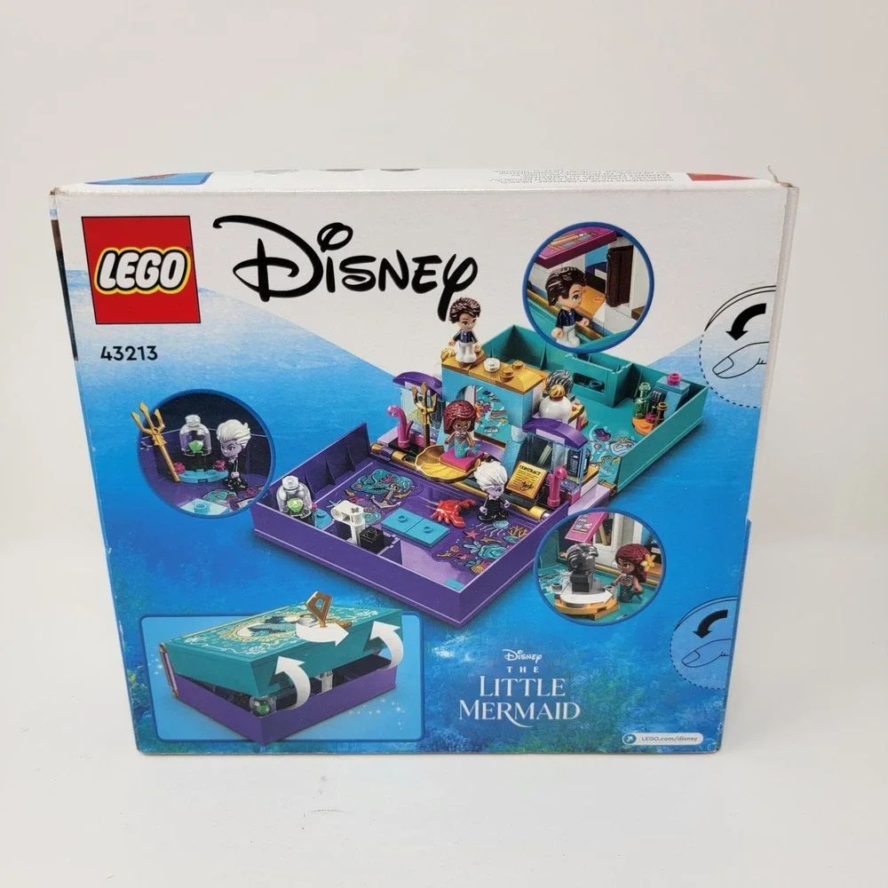 New! LEGO® Disney 43213 The Little Mermaid Ariel Story Book Building Set